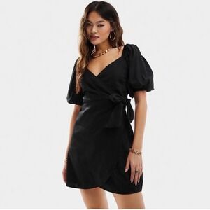 abercrombie traveler wrap mini dress Home